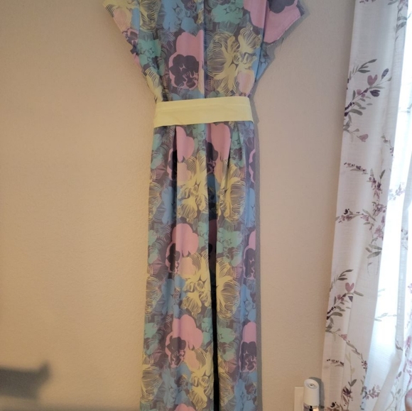 Easter Maxi Dress Size 1X - Picture 2 of 7